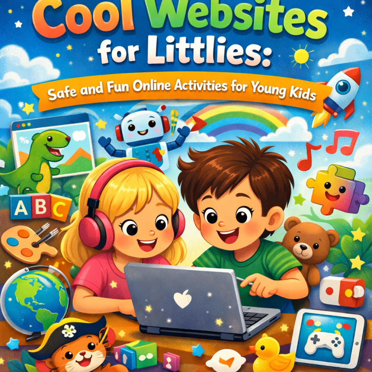 Cool Websites for Littlies: Safe and Fun Online Activities for Young Kids